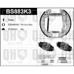 Kit de freins arrière (prémontés) QUINTON HAZELL - BS883K3