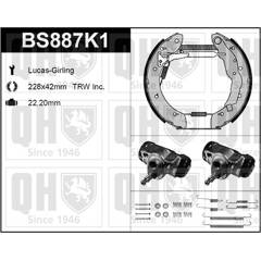 Kit de freins arrière (prémontés) QUINTON HAZELL - BS887K1