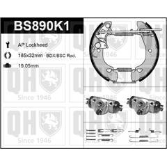 Kit de freins arrière (prémontés) QUINTON HAZELL - BS890K1
