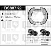 Kit de freins arrière (prémontés) QUINTON HAZELL - BS887K2