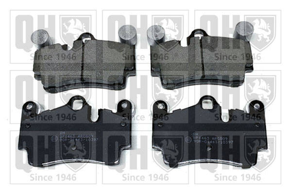 Rear brake pad set
