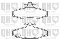 Rear brake pad set