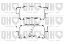 Rear brake pad set