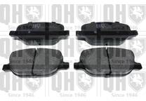 Rear brake pad set