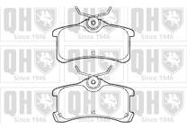 Rear brake pad set