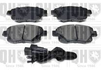Rear brake pad set