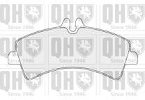 Rear brake pad set