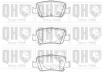 Rear brake pad set