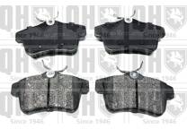 Rear brake pad set