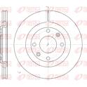 Brake disc set (2) REMSA - 6240.10