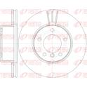 Brake disc (per unit) REMSA - 6974.10