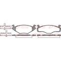 Front brake pad set (4 pcs) REMSA - 0171.60