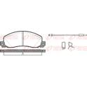 Front brake pad set (4 pcs) REMSA - 0202.02