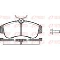 Front brake pad set (4 pcs) REMSA - 0320.00