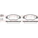Front brake pad set (4 pcs) REMSA - 0643.20