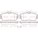 Front brake pad set (4 pcs) REMSA - 0704.10