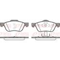 Front brake pad set (4 pcs) REMSA - 0844.00