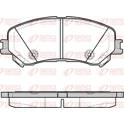 Front brake pad set (4 pcs) REMSA - 1318.20