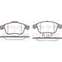 Front brake pad set (4 pcs) REMSA - 1350.10