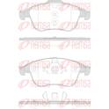 Front brake pad set (4 pcs) REMSA - 1350.30