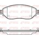 Front brake pad set (4 pcs) REMSA - 1617.08