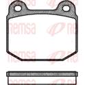 Kit di 4 pastiglie freno anteriori REMSA - 0014.20