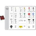 Kit de clip de fixation, carrosseries RESTAGRAF - 70403