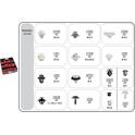Kit de clip de fixation, carrosseries RESTAGRAF - 70422