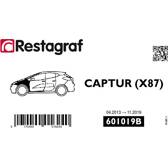 Kit de fixação da asa dianteira (x27) RESTAGRAF - 601019B