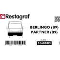 Bevestigingsset voorbumper (x40) RESTAGRAF - 606008D