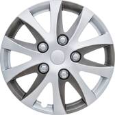 4 tvåfärgade hjulkåpor 15" - Enbossa RING - RWT1542