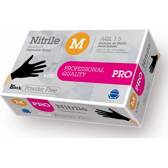 Guanto nitrile x100 - PRO nero - 5g - M RUBBEREX - 0513