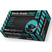 Nitrile glove x50 - Gentle grip black - XL RUBBEREX - 0810