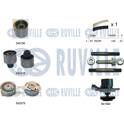 Bomba de agua + kit correa distribución RUVILLE - 5503761