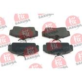 Front brake pad set (4 pcs) SAKURA - 600-10-4102