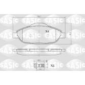 Bremsbeläge vorne SASIC - 6210003