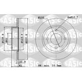 Sats om 2 bromsskivor SASIC - 4004253J