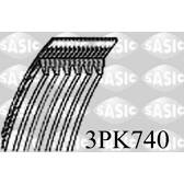 Correa trapecial poli V SASIC - 3PK740