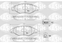 Front brake pad set