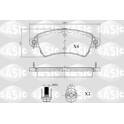 Front brake pad set SASIC - 6210045
