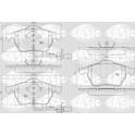 Front brake pad set SASIC - 6216013