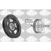 Poulie De Vilebrequin équilibrée Pour Hyundai Santa Fe - 6 Rainures - Ref 231243E010