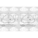 Rear brake pad set SASIC - 6210011
