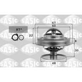 Termostato, refrigerante SASIC - 4000356