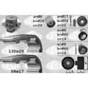 Vattenpump + kuggremssats SASIC - 3906060