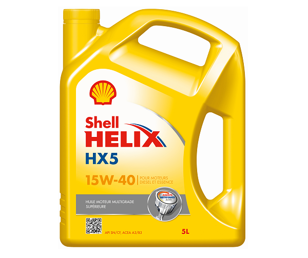 Engine Oil HELIX HX5 15W40 - 5 Liters