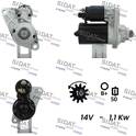 Startmotor SIDAT-FISPA - S12BH0441A2