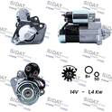 Startmotor SIDAT-FISPA - S12MH0012A2