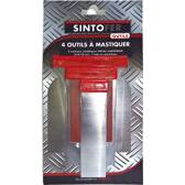  Set of 4 putty tools 3 knives + 1 wedge SINTO - 022513