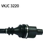 Aandrijfas (nieuwe aandrijfassen) SKF - VKJC 3220